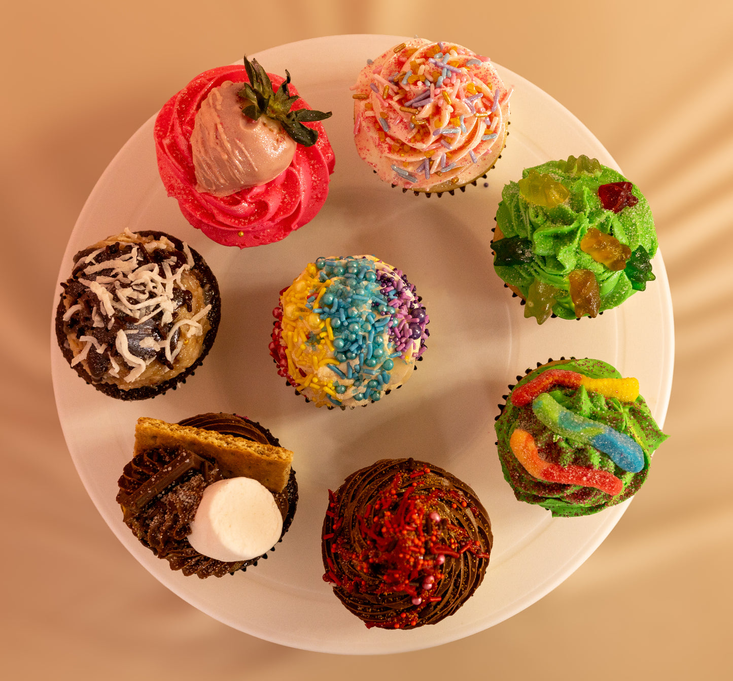 8 pack of Gourmet Cupcakes